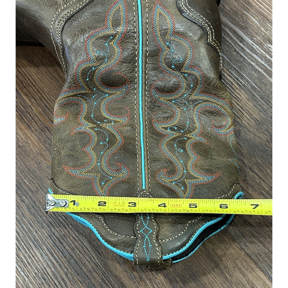 Justin Raya‎ Women's 12" Size 11 B Gypsy J-Flex Comfort Square Toe Western Boots - Picture 15 of 16